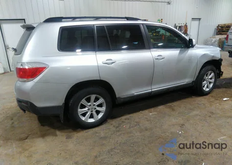 2012 Toyota Highlander Se V6 z USA, uszkodzony, nr VIN 5TDBK3EH0CS096152